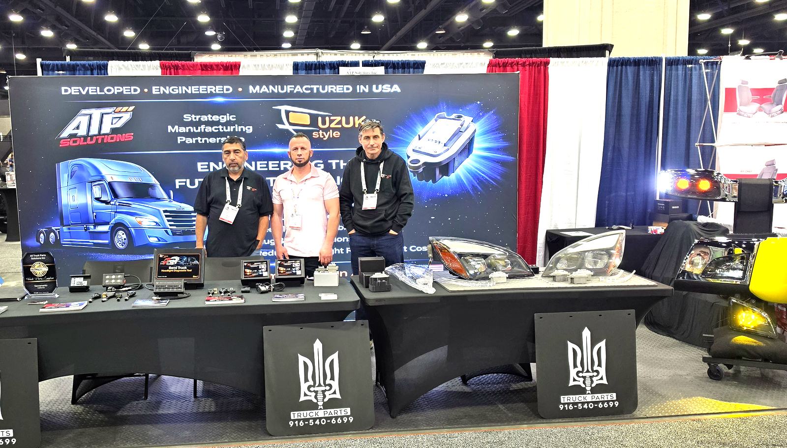 UZUK booth at MATS